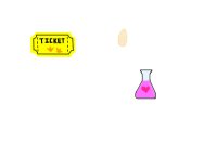 seed, ticket, and potion