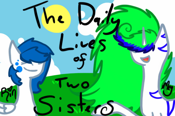 The Daily Lives of Two Sisters - Cover