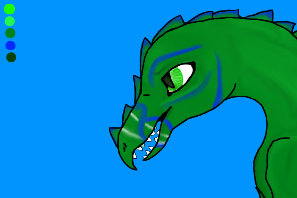 Random green dragon