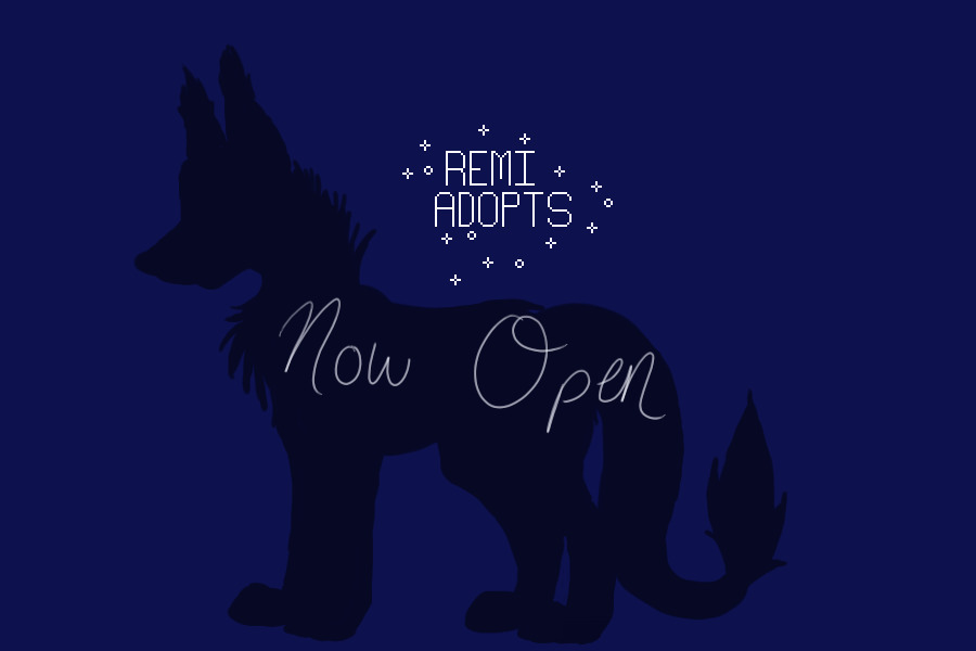 POSTING OPEN| Remi Adopts |ARTISTS NEEDED