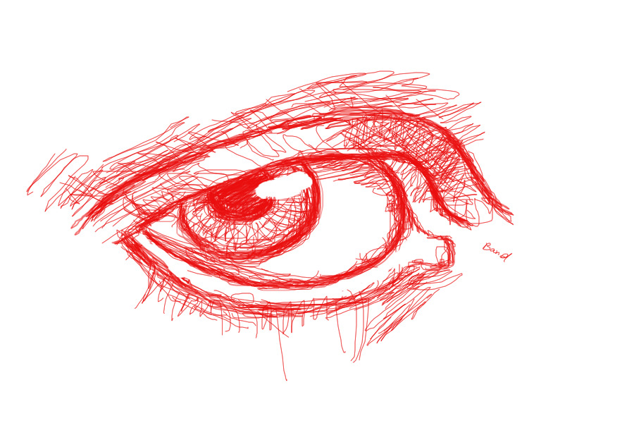 super quick eye sketch