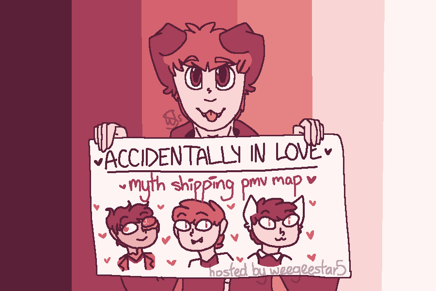accidentally in love ♥ myth pmv shipping map ♥ open to join!