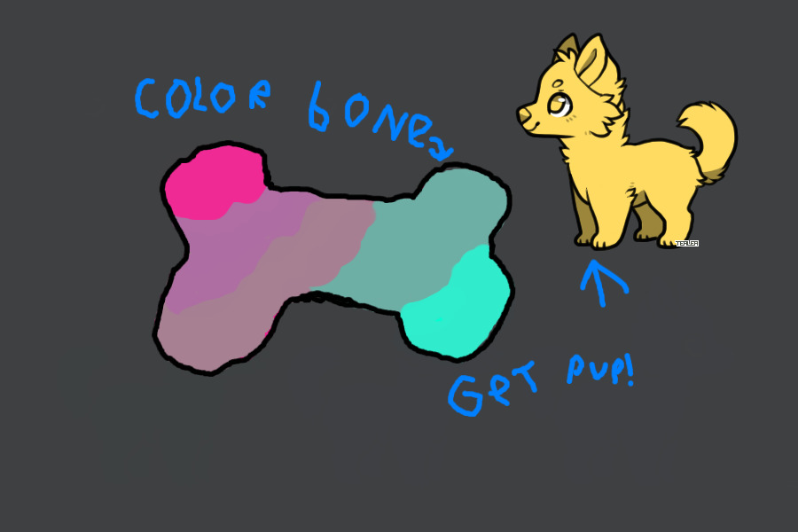 Colored bone, wondering what sorta pup I get