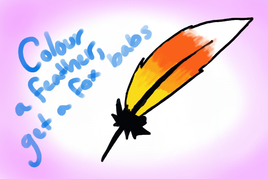 Firey feather