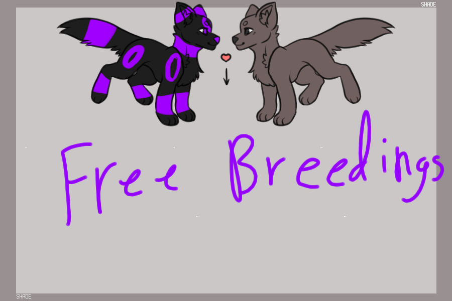 Free breedings with bubble or Eclipce