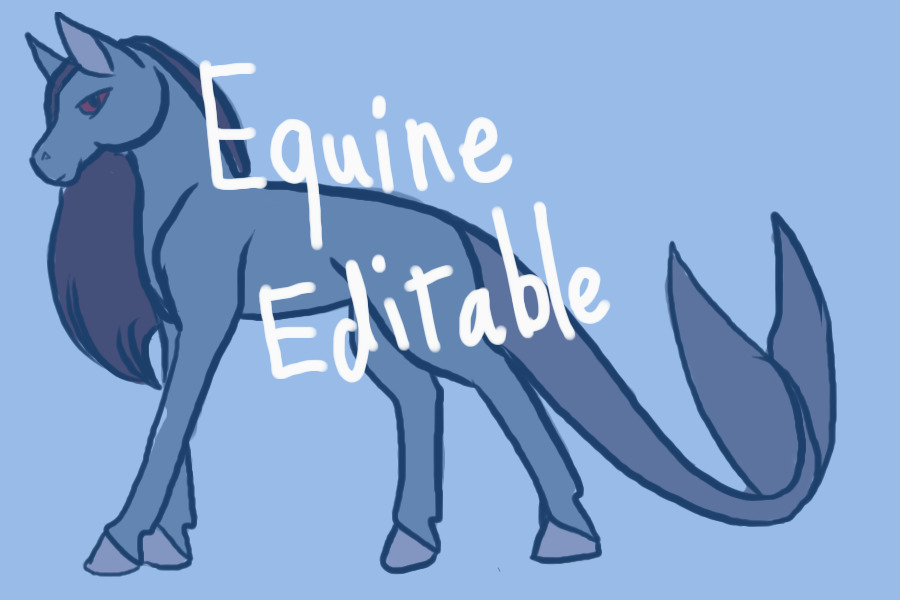 Equine editable