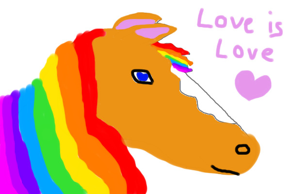 Pride Horse Love is Love!