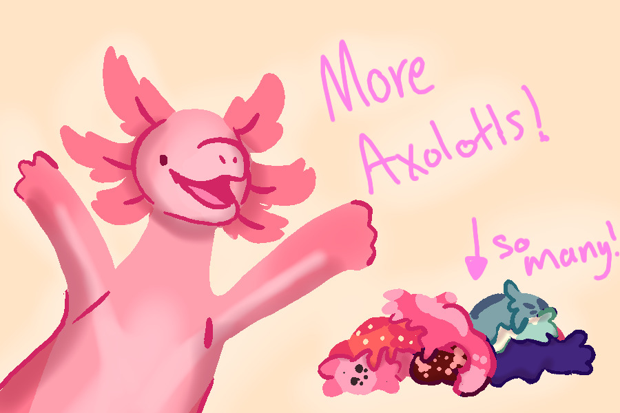 🦀 More Axolotls!  🦀