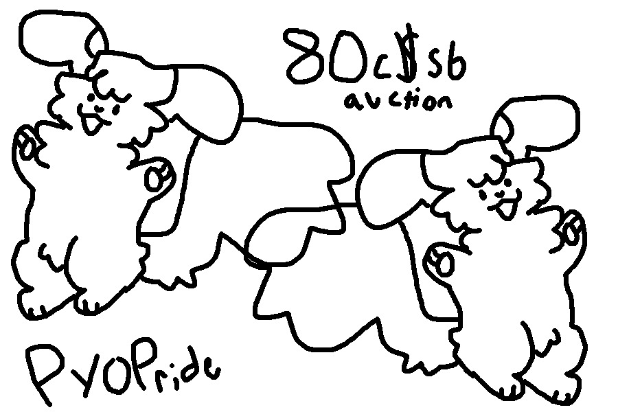 80C$ SB PYOPride Flag Animal Auction 2/2 OPEN