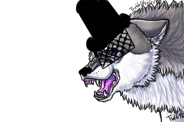 WOLF WITH HAT!!!!!!!